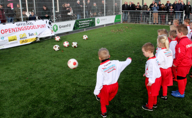 Proefveld met Greenfill Proefveld met Greenfill