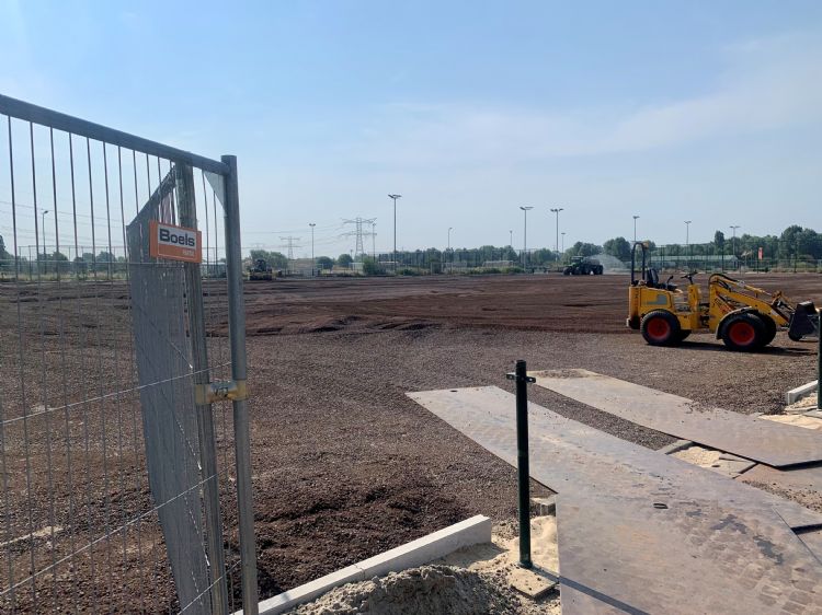 Voormalige vuilnisbelt in Diemerpark Voormalige vuilnisbelt in Diemerpark