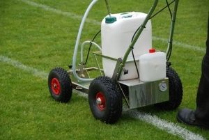 Oplossing voor probleem tijdelijke belijning op voetbal kunstgras