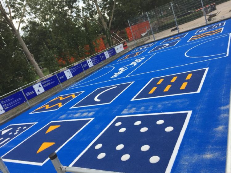 Een overzichtsfoto van het Skillpark in Oss.