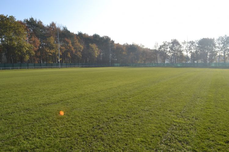 Een van de trainingsvelden op Papendal. Foto uit november 2019.