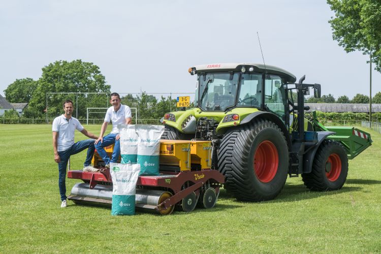 Steven Wiersema en Thijs Schoenmakers van het salesteam zullen op de vakbeurs aanwezig zijn. (Foto: DSV zaden Nederland)