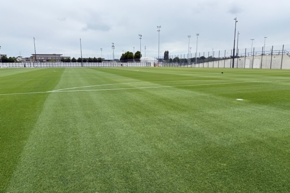 Het eindresultaat op trainingscomplex Brackel in Dortmund