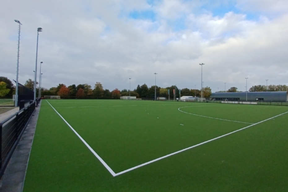 Het nieuwe S-Tec Orbion II veld bij HC Mixed GHBS op Sportpark Corpus den Hoorn 