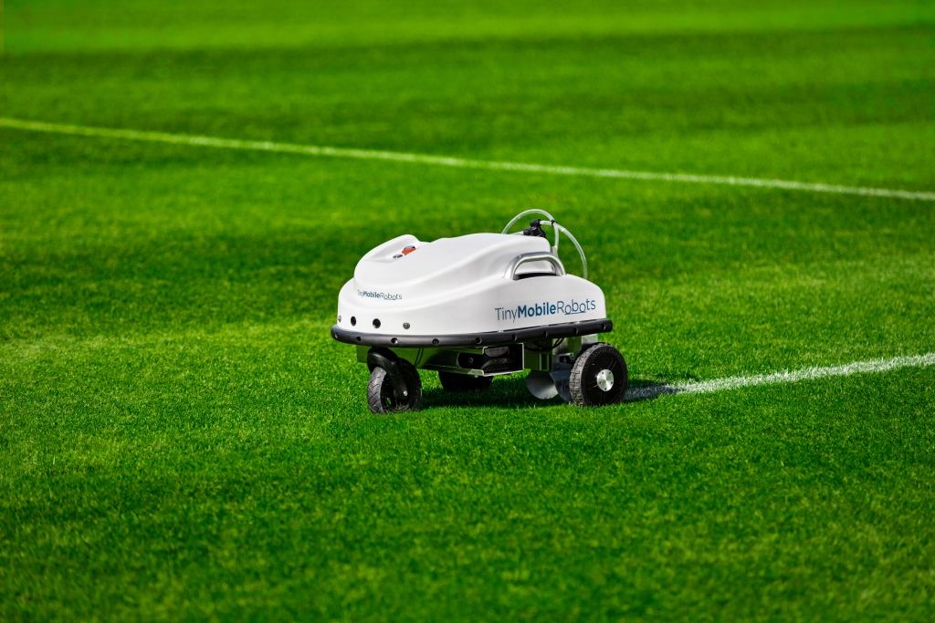 Nieuwe robotbelijner op de markt Tiny Line Marker Sport