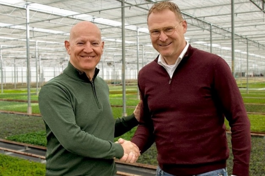 Jaap van der Meij en Jeroen Meeder. Foto: Alkemade Perennials