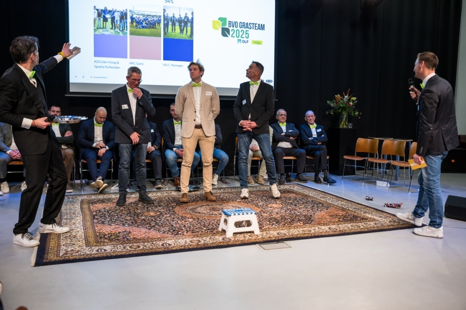 De verkeizing van BVO Grasteam 2025 tijdens het Green Gala van vorig jaar.